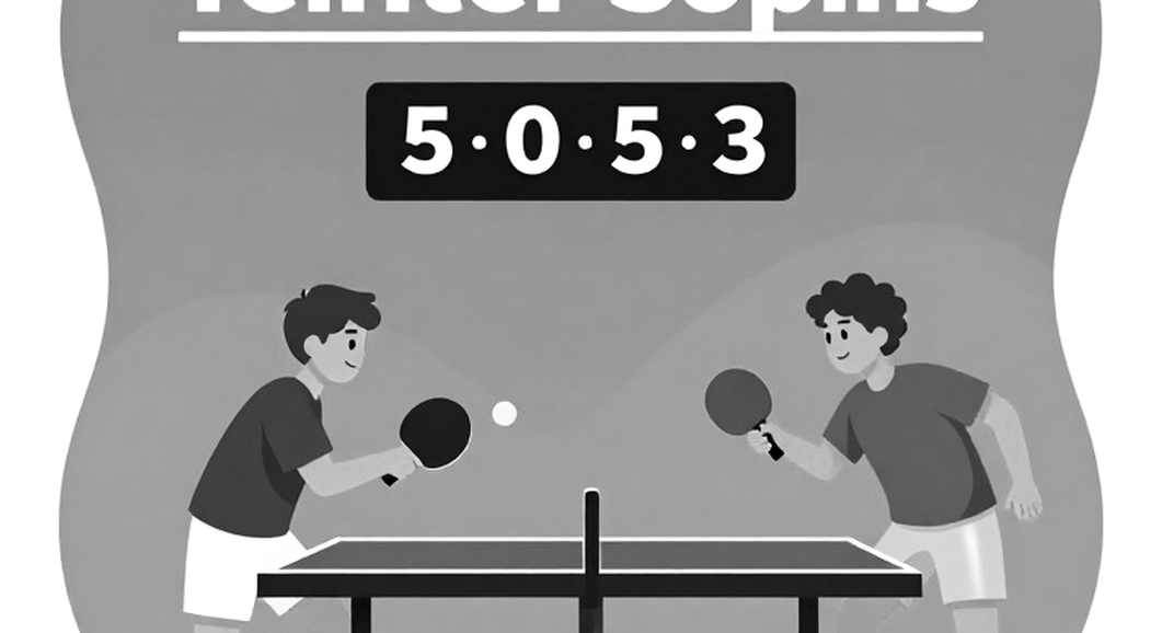 Nine Matches, Ten Children, and the Error Map of English Youth Table Tennis Nine Matches, Ten Children, and the Error Map of English Youth Table Tennis